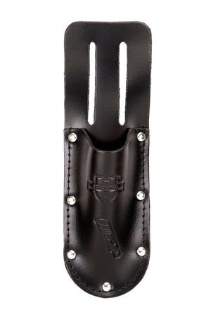 Kompakte Gürteltasche MESSTASH-KLEIN in schwarz, wasserabweisend mit verstellbarem Gürtel.