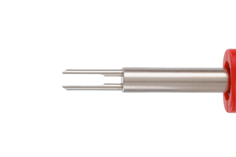 Entriegelungswerkzeug f. zwei Rasten-ENTRIGLWZG-2RASTE-MCP-2,8MM     Verpackungsinhalt    1 Einheit