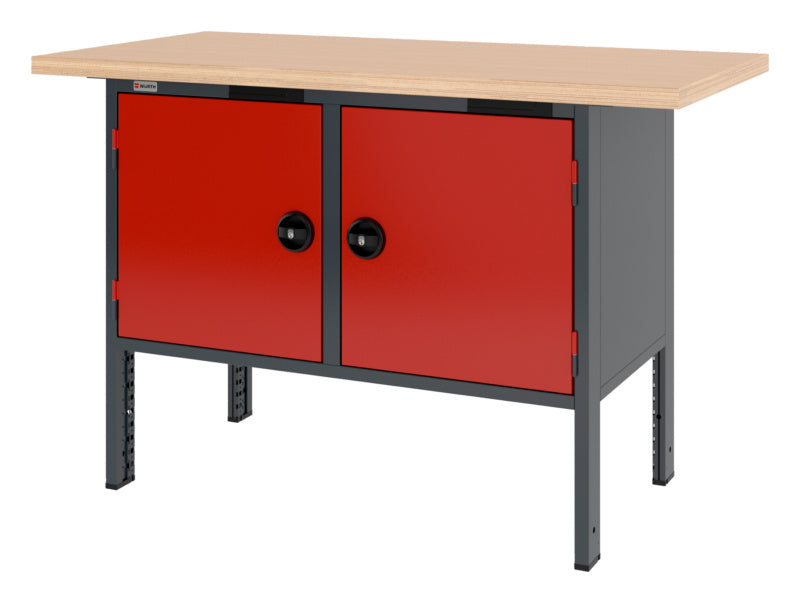 System-Kastenwerkbank-KWB-SYSTEM-2FLGTR-1500-RAL3020 - Marktplatz24