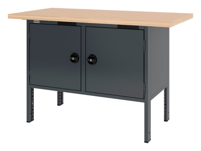 System-Kastenwerkbank-KWB-SYSTEM-2FLGTR-1500-RAL7016 - Marktplatz24