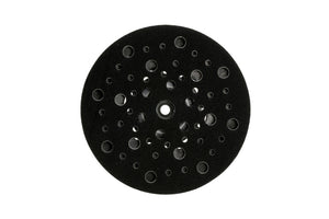 Runder Haftteller mit Klettverschluss für Schleifpapier, robust und langlebig.