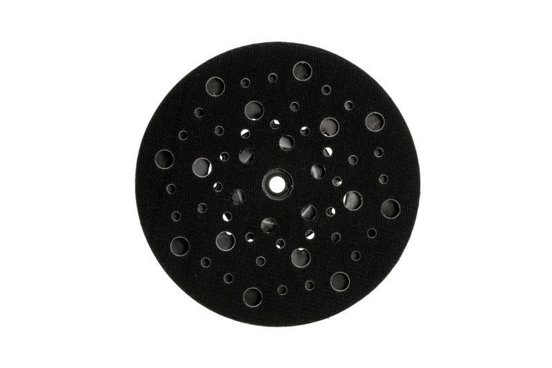 Runder Haftteller mit Klettverschluss für Schleifpapier, robust und langlebig.