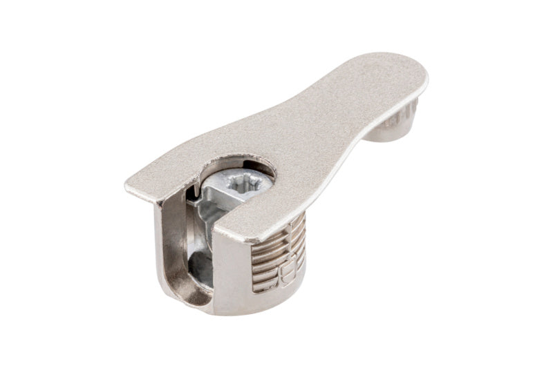 Systemverbinder SYSVERB-SV20E-ZD in silber mit stabiler Konstruktion für Möbelbauprojekte.