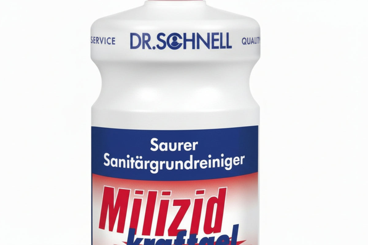 1L bottle of Milizid Kraftgel powerful household cleaner for tough dirt and grime removal