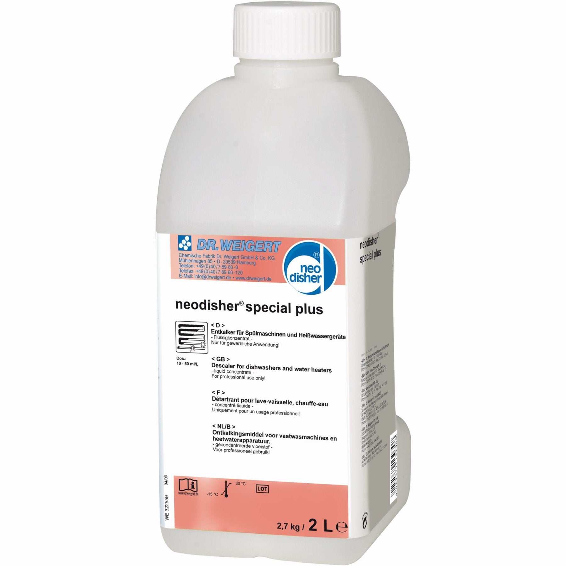 Neodisher Special Plus – Hochwirksames Reinigungsmittel 2L FlascheEntdecken Sie die Kraft von Neodisher Special Plus, dem hochwirksamen Reinigungsmittel, das speziell für empfindliche Oberflächen entwickelt wurde.

Feature: 2L FlasKüche-hochwirksames ReinigungsmittelMarktplatz24