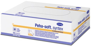 Peha-soft Syntex Handschuhe, puderfrei, Größe M, 100 Stück