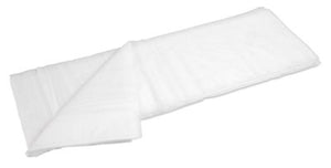 Weisse imprägnierte Einwegtücher 20x85 cm, 12x50 Folien pro Karton, für hygienische Reinigung.