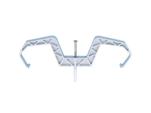 Kabelsammelhalter-KSH in modernem Design, bündelt und organisiert Kabel sicher und ordentlich.