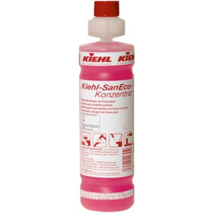 Kiehl-SanEco Konzentrat in 1 Liter Flasche für vielseitige, umweltfreundliche Oberflächenreinigung.