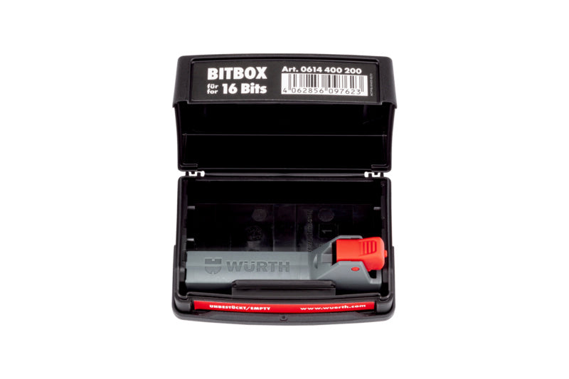 Leere Bitbox in minimalistischer Form, ideal zur sicheren Aufbewahrung von Gegenständen.