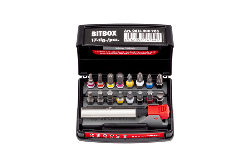 Bit Sortiment/Set gemischt-BIT-GEM-SET-RW/PH/PZ/TX/6KT/SZ-17TLG     Verpackungsinhalt    10 Einheit