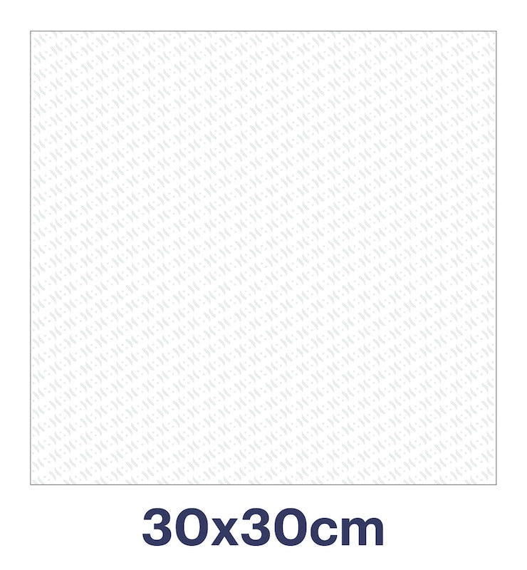 Weiße Tork Universal Lunchserviette, 1-lagig, 1/4-Falz, 28x28 cm, 100 Stück Packung.