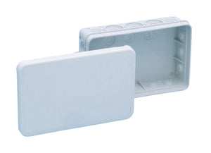 Grau lackierter Feuchtraumabzweigkasten FRAK VDE mit IP65 Schutz für Elektroinstallationen