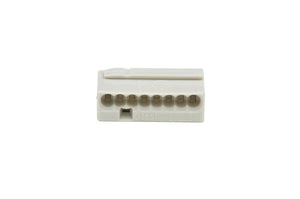 Mikrodokle in Lichtgrau, 0,6-0,8 mm, in einer Packung mit 100 Stück für präzises Arbeiten.