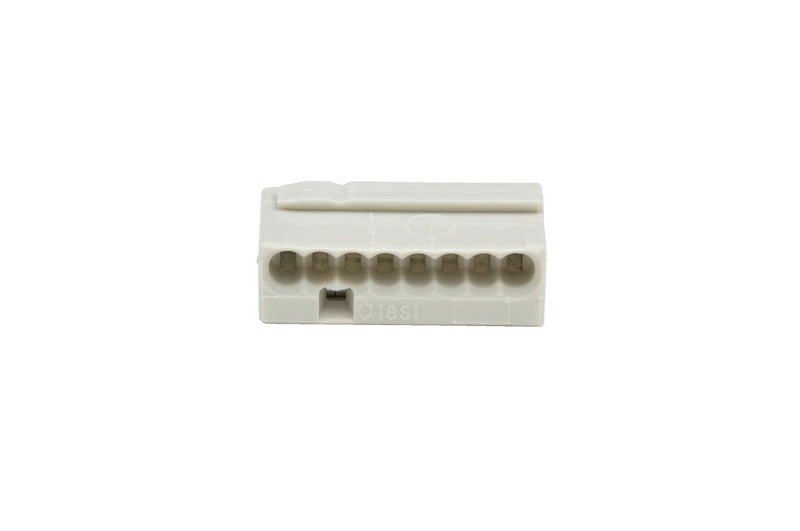 Mikrodokle in Lichtgrau, 0,6-0,8 mm, in einer Packung mit 100 Stück für präzises Arbeiten.