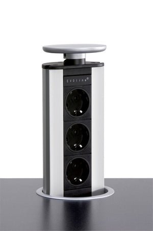 Drei silberne Spraydosen STEDOLST-TI-ST1 mit 3 Meter Kabel für Handwerkerbedarf