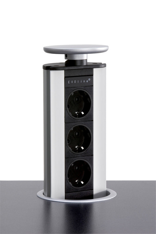 Drei silberne Spraydosen STEDOLST-TI-ST1 mit 3 Meter Kabel für Handwerkerbedarf