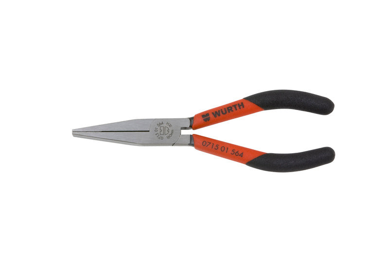 Flachzange-FLZANG-(LANGE-BACKEN)-SCHWARZ/ROT-L160MM     Verpackungsinhalt    10 Einheit