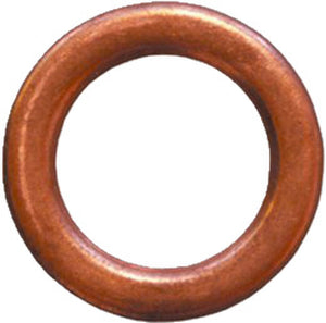 Dichtring aus Kupfer für Kfz-Anwendungen, bietet hohe Dichtungs- und Temperaturbeständigkeit.