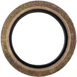 Metal rubber gasket measuring 16.6 x 24 x 2.6 mm, packaged in 50 units.