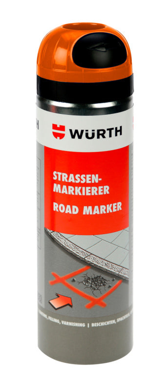 Straßenmarkierer STRMARK mit ergonomischem Griff für präzise, wetterfeste Markierungen auf Asphalt und Beton.