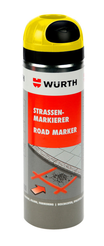 Straßenmarkierer STRMARK mit ergonomischem Griff für präzise, wetterfeste Markierungen auf Asphalt und Beton.