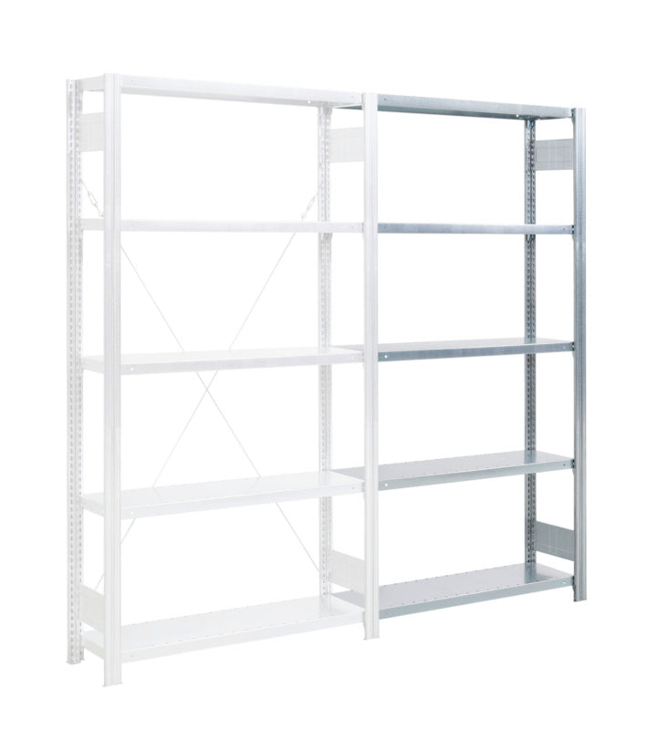 Fachbodenregal-FACHBODRGL-ANBAU-BASIC-2000X1005X300MM     Verpackungsinhalt    1 Einheit