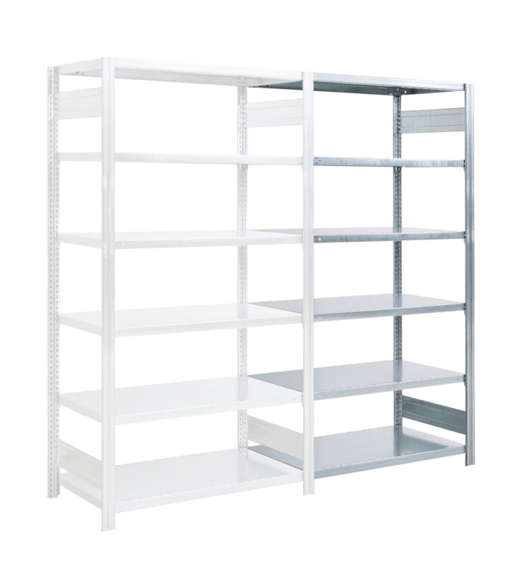 Fachbodenregal-FACHBODRGL-ANBAU-BUERO-2000X1005X600MM     Verpackungsinhalt    1 Einheit