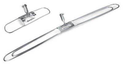 Metallischer Klapphalter mit einer Länge von 80 cm, stabil und verstellbar für vielseitige Anwendungen.