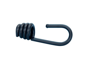 Black spiral cable wrap, 10mm diameter, packaged in 100 units.