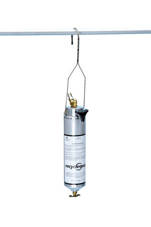 A set of automotive accessories for climate control and recycling purposes.