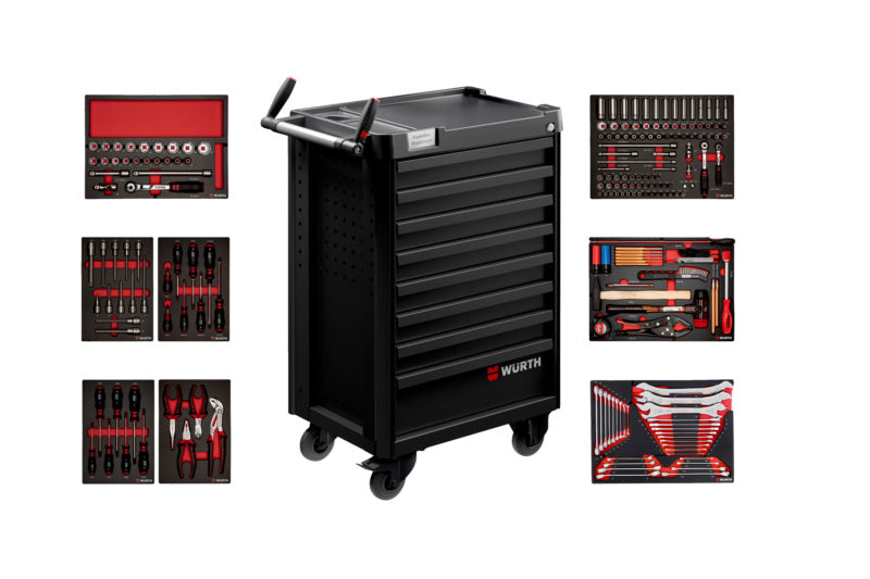 System-Sortiment bestückt-WRKSTWG-PRO8.4-8SL-BESTK-HONDA-R9017     Verpackungsinhalt    1 Einheit
