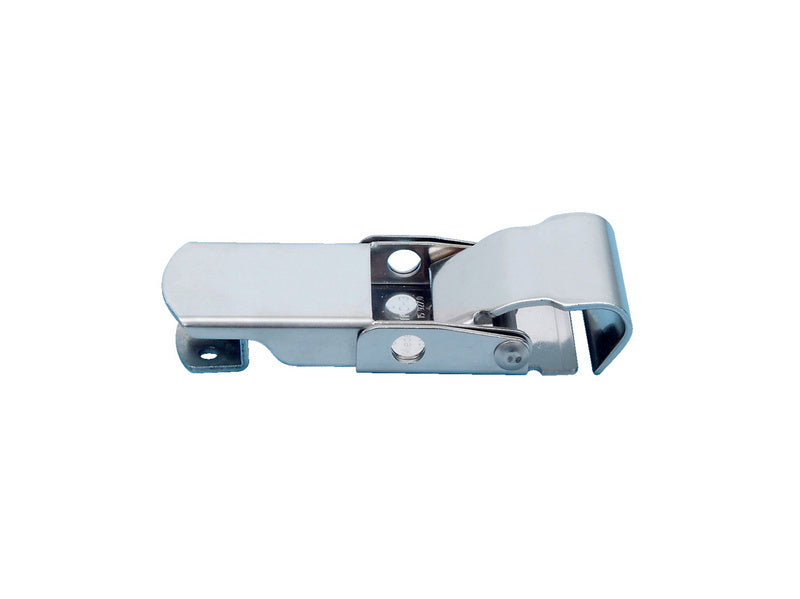 A metal spanner for securing tarpaulins, featuring adjustable clamps and sturdy construction.