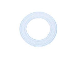 A pack of 25 red 25mm rubber bands in a transparent container.