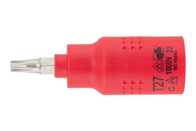 Steckschlüssel VDE 3/8 Zoll-STESHSL-VDE-3/8ZO-TX27     Verpackungsinhalt    1 Einheit