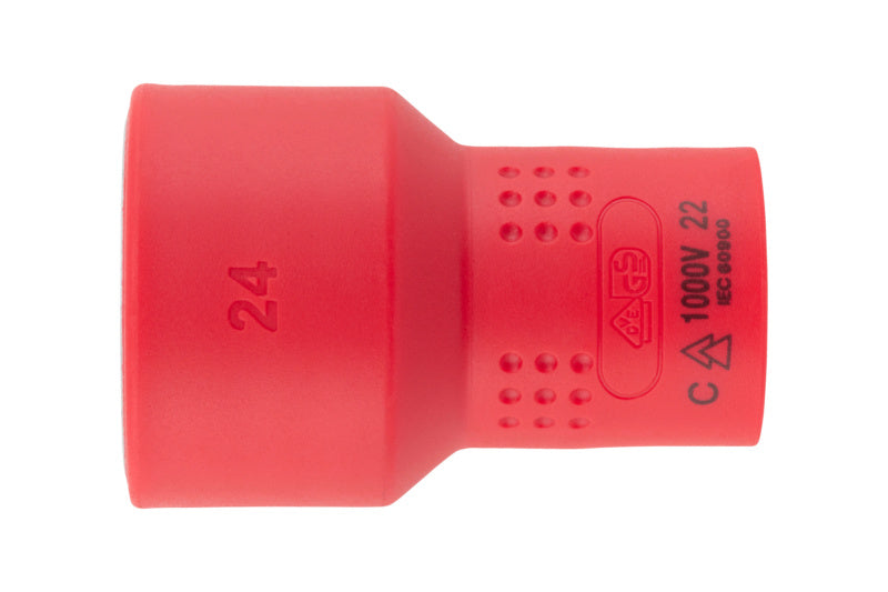 Steckschlüssel VDE 1/2 Zoll-STESHSL-VDE-1/2ZO-KURZ-SW24     Verpackungsinhalt    1 Einheit