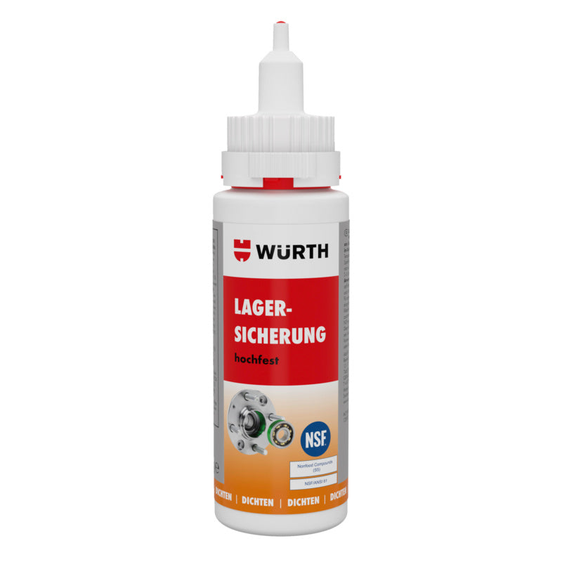 Lagersicherung-Chemie-LGRSI in einer Flasche, ideal für die Sicherung von Schraubverbindungen.