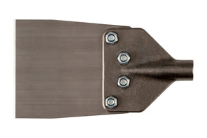 Bodenreinigungsmeißel BODREINIGMSL-MAX mit ergonomischem Griff, 270 mm lang und 117 mm breit.