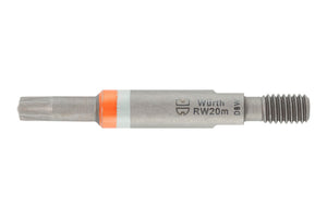 Bit RW Abtrieb-BIT-RW20M-LEUCHTORANGE-M6-L45MM     Verpackungsinhalt    5 Einheit