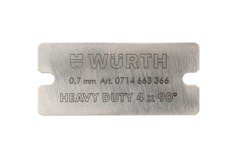 Schaber Zubehör-ERSAKLI-F.HEAVYDUTY-4X90GRD-B40MM     Verpackungsinhalt    10 Einheit