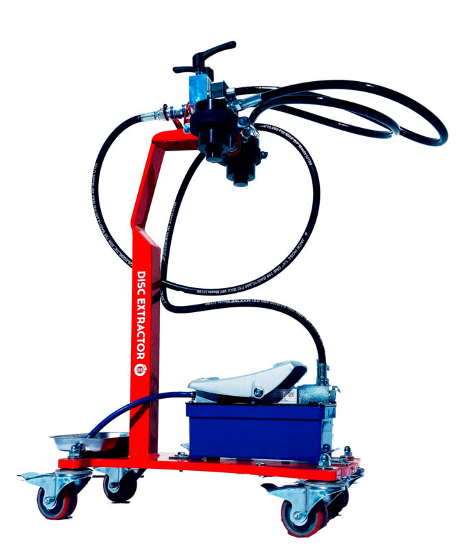 Abzieher für Bremsscheiben mit robustem Metallgriff und Aufnahme für DE1 Modell