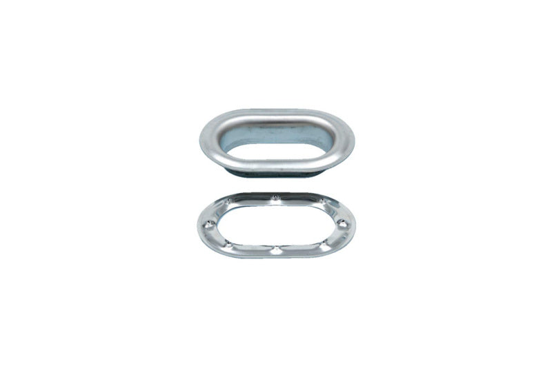 Oval-shaped VP with dimensions 42x22mm, packaged in a box of 50 units.