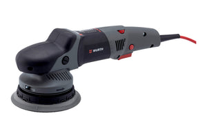 Elektro Poliermaschine mit ergonomischem Griff und stufenloser Drehzahlregelung.