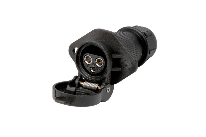 Steckverbindung 24 V Anhänger Nfz-STEVERB-STEDOSE-DIN9680-KST-3PLG-(6-24V)     Verpackungsinhalt    2 Einheit - Marktplatz24