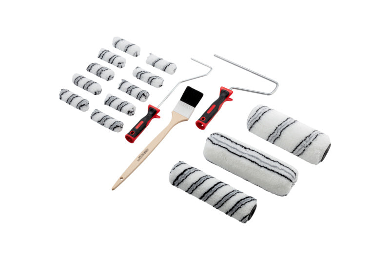 Malerwalze Sortiment/Set- MALWALZ-SET-STEBGL-PINS-16TLG     Verpackungsinhalt    1 Einheit