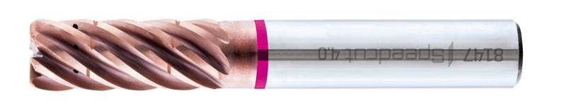 HPC Fräser SHFTFRS HPC 4.0 mit Titan-Beschichtung und scharfen Schneiden für präzise Bearbeitung.