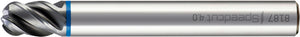 Vollradiusfräser VLRADIFRS HPC 4.0 WN XXL UD mit WN-Beschichtung und 4 mm Durchmesser.
