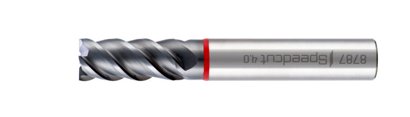 Hartbearbeitungsfräser SHFTFRS HPC 4.0 mit spezieller Geometrie und 65 HRC Härtegrad.