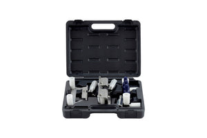 Die Klotzkelle KLTZKEL-KST-ROT hat einen ergonomischen Griff und eine robuste, rote Kante.