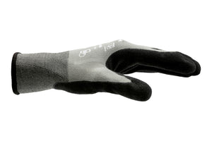 Gestrickter Schutzhandschuh mit Softflex-Beschichtung in einer Packung von 6 Stück.